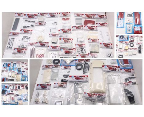 Deagostini large collection of sealed bags containing plastic kits for 1/8 scale 1962 Volkswagen T1 Samba Bus (unchecked for 