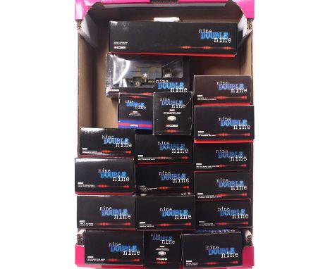 18 Corgi Nine Double Nine modern issue diecast emergency service vehicles, including a Dennis F12 side pump City of Bradford 