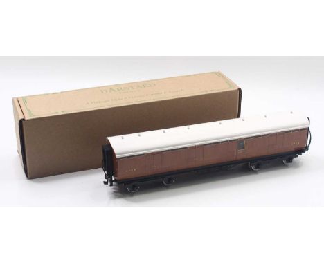 Darstaed 0 gauge coarse scale ex shop stock LNER Thompson full brake coach, housed in the original box, mint