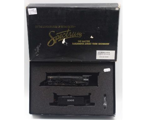 Spectrum by Bachmann HO gauge USR light mountain locomotive 4-8-2, in Missouri Pacific Lines black livery, no. 5305, housed i