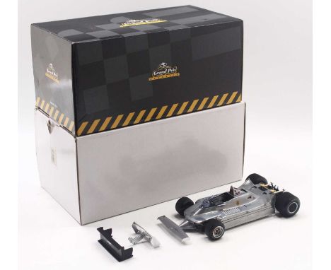 Exoto Grand Prix Classics 1/18th scale Ferrari 312 T4 50th Anniversary model with aluminium body, housed in the original poly