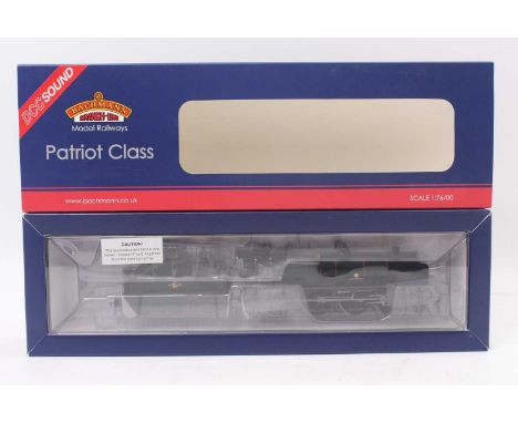 Bachmann 00 gauge ex LMS Patriot class, in BR lined green, late crest, with DCC sound, no.45504, "Royal Signals", housed in t