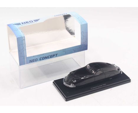 A Neo Concept 1/43 scale model of a Phantom Corsair finished in black, model No. NEO46685, housed in the original box