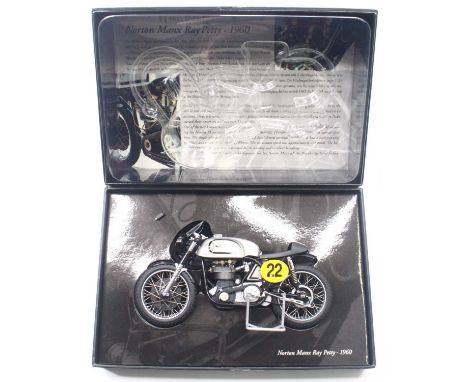 Minichamps Classic Bike series 1/12 scale model of a No. 26 Norton Manx Ray Petty 1960 motorcycle, housed in the original box