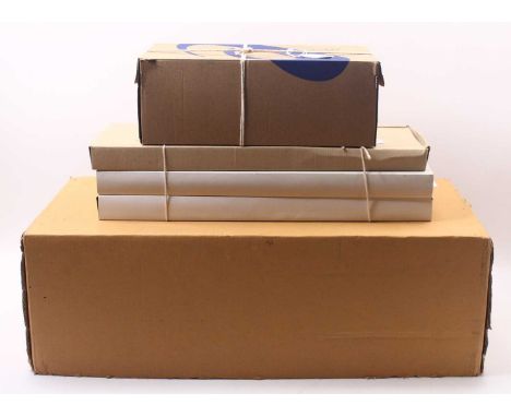Three boxes containing ACE Station kit with extra parts. This item has been erected, used and taken apart. As much as possibl