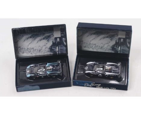 GMP Models 1/43 scale group of 2 Limited edition 1966 Lola T70s to include; No.12403 Dan Gurney in Navy blue with white flash