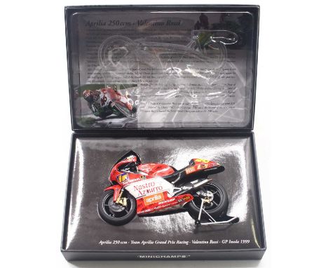 Minichamps Classic Bike series 1/12 scale model of No.36 Aprilia 250ccm Team Aprilia Grand Prix Racing Valentino Rossi GP Imo
