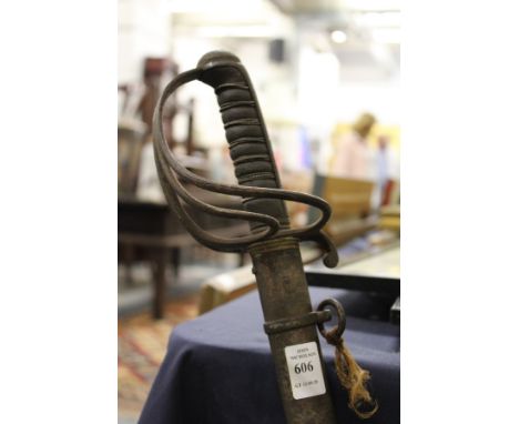 A George V sword and scabbard.