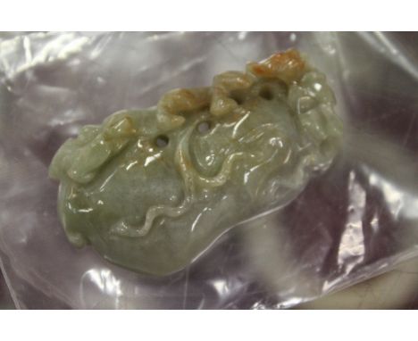 A good Chinese carved jade pendant.