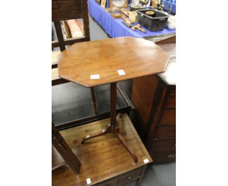 A 19th century mahogany tripod table.