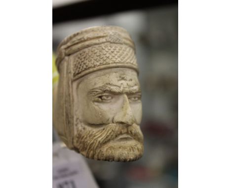 A Meerschaum pipe.