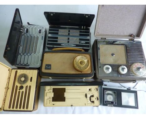 MISC. OLD RADIOS INC. EKCO 208, CREAM BAKELITE MARCONI PERSONAL RECEIVED P20B, OTHER MARCONI SIMILAR DITTO AS WELL AS VIDOR A