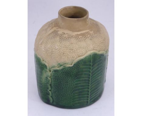 CREAMWARE CAULIFLOWER TEA CADDY (COVER MISSING) C 1770, APPROX. 9.5 cm
