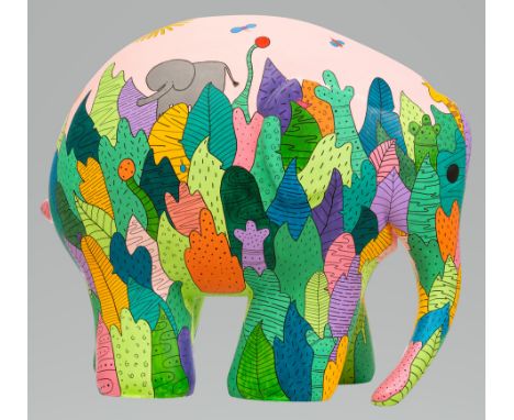 Inspired by the artist’s work as an illustrator, this design looks heavily towards nature and how animals such as elephants l
