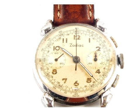 A gent's Zodiac chronograph wristwatch, S/No.184302