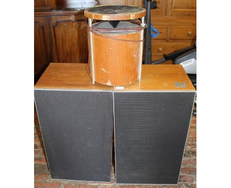Pair of Leak Sandwich 600 40 watt speakers and a Kolster speaker (all untested)