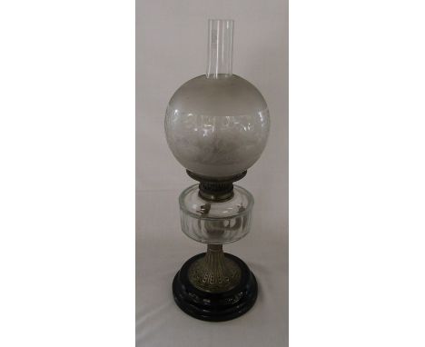 Victorian paraffin lamp H 57 cm