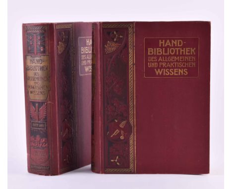   Handbibliothek des Allgemeinen u. Praktischen Wissens  E. Müller-Baden, 1. und 2. Band, guter allgemeiner Zustand, Deutsche