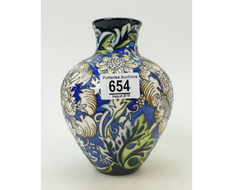 Moorcroft Kennet Vase: Limited edition 6/25 and signed by designer Kerry Goodwin. Height 17.5cm, 1st in quality