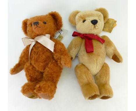 Merrythought Mohair Bears: Limited edition Humphrey &amp; similar item, height 40cm. (2) 