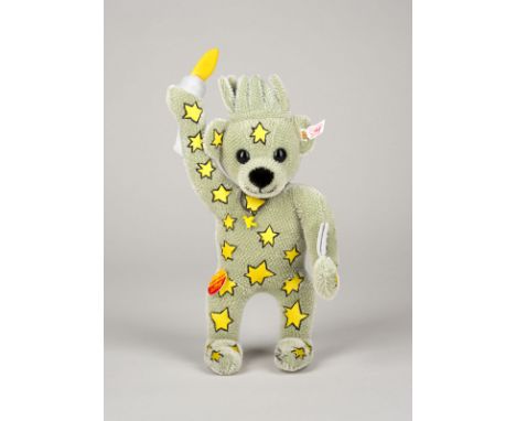 JAMES RIZZI1950 New York - 2011 ebenda'LIBBY BEAR' (2001) Teddybär, James Rizzi Originalentwurf für Steiff, nach der 'Statue 