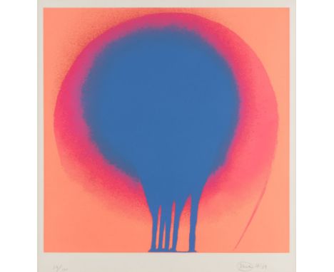 OTTO PIENE1928 Laasphe - 2014 Berlin'TELEROT' (1968/69) Farbserigrafie auf leichtem Karton, mit Trockenstempel Schoellershamm