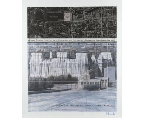 CHRISTO &amp; JEANNE-CLAUDE1935 Gabrowo, Bulgarien bzw. Casablanca - 2009 bzw. 2020 New York City'WRAPPED REICHSTAG' Farboffs
