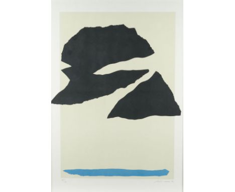 GIUSEPPE SANTOMASO1907 Venedig - 1990 ebenda'NUVOLE NERE' (1973) Farblithografie auf BFK Rives, mit Trockenstempel Erker Pres