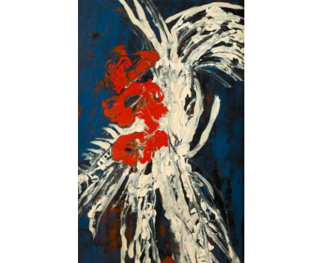 JO BRENNEIS1910 Aschaffenburg - 1994 Hochheim am Main'OHNE TITEL' Öl auf Hartfaserplatte. 65 x 44,5 cm (R. 76 x 54 x 4,5 cm).