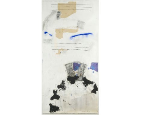 ARMIN WEINBRENNER1965 SiegenKONVOLUT VON 3 ARBEITEN AUF PAPIER (1994-95) Mischtechnik, Collage auf Bütten. Jew. 121,5 x 60 cm