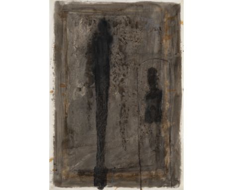 MICHAEL IRMER1955 Duisburg - 1996 Düsseldorf'OHNE TITEL' (1988) Mischtechnik auf Papier. 61 x 43 cm (R. 78,5 x 60 x 2,5 cm). 