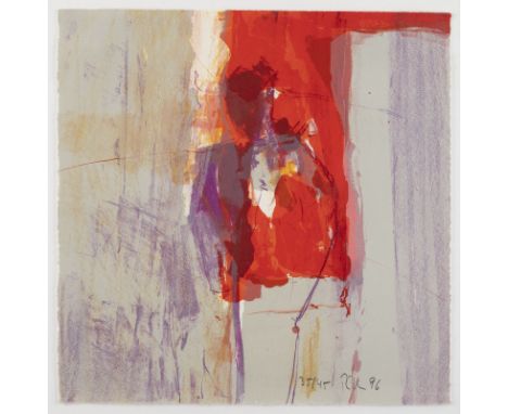 THOMAS RITTER1955 Höxter'OHNE TITEL' (1996) Farblithografie auf Bütten mit Trockenstempel der 'Edition Depelmann'. 30 x 30 cm