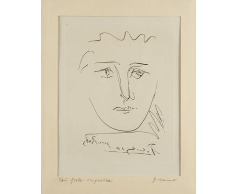 PABLO PICASSO1881 Málaga - 1973 Mougins'L'AGE DE SOLEIL (POUR ROBY)' (1950) Radierung auf Velin. SM 27 x 21 cm (R. 62 x 49 cm