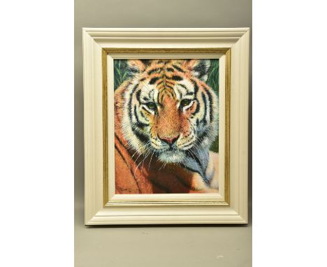 TONY FORREST (BRITISH 1961) 'WILD THING', a signed limited edition print of a tiger, 5/195 with certificate, approximate size
