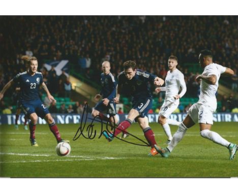 Andrew Robertson Liverpool Signed Scotland football 8x12 Photo . Good condition.  All signed items come with our certificate 