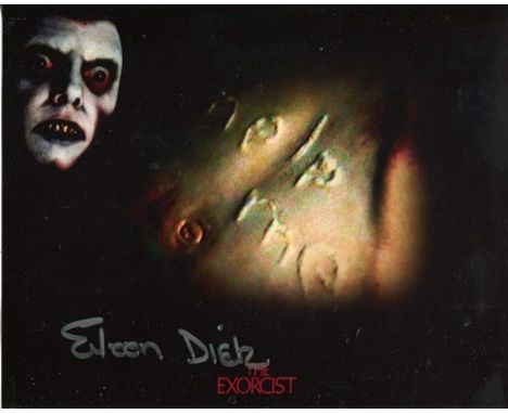 THE EXORCIST: 8x10 from one of the greatest horror movies of all time, signed by Eileen Dietz, who played the demon in this f