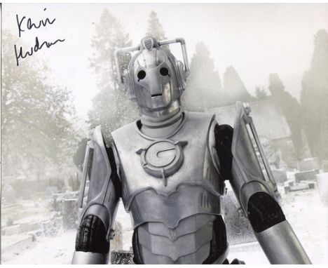 DOCTOR WHO: 8x10 inch photo from Doctor Who and the Cybermen signed by actor Kevin Hudson. Good condition.  All signed items 