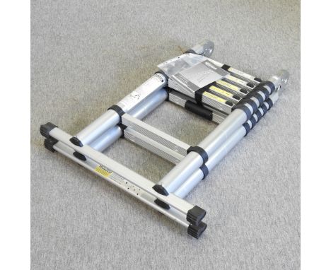 A Cougar aluminium collapsible ladder