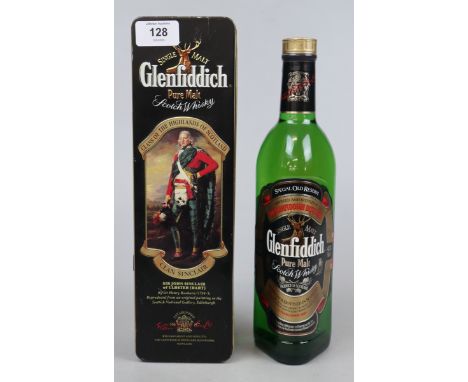 Bottle of Glenfiddich Special Reserve Single Malt Scotch Whisky in case - Sinclair Clan 