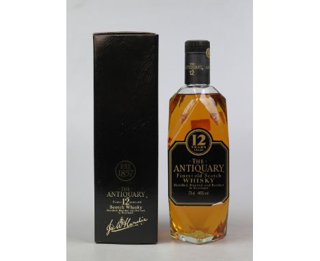 The Antiquary 12 year old Scotch whisky in box 