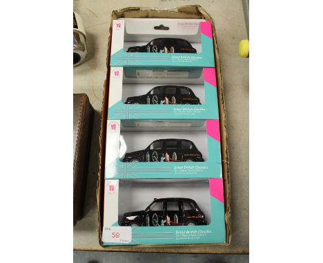 4 Corgi Olympic Taxis