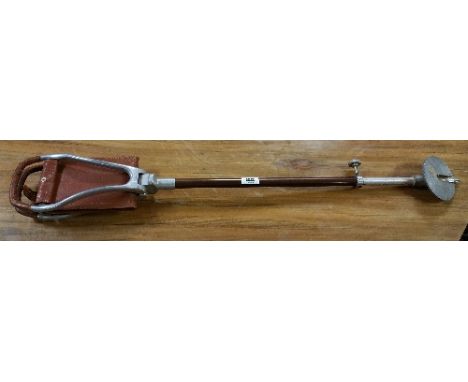 A Gamebird Shooting Stick with bronzed handle.