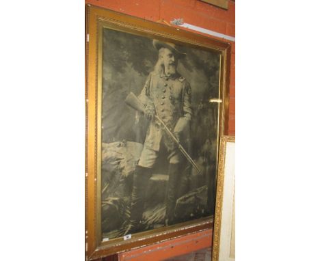 An Early 20th Large Buffalo Bill Print.