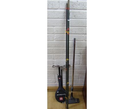 A Shooting Stick, Fishing Rod & Badminton Racket (3).