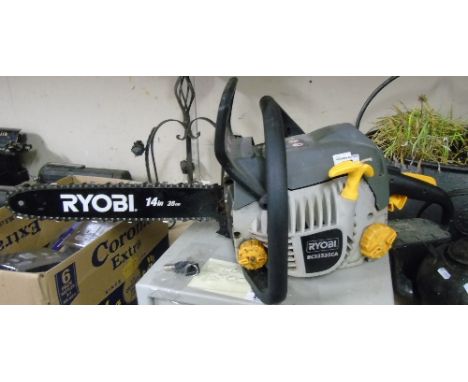 A RYOBI 14in Chainsaw, (PWO acc. to owner).