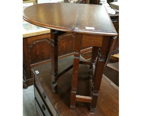 A 20th Century Miniature Gate Legged Table.