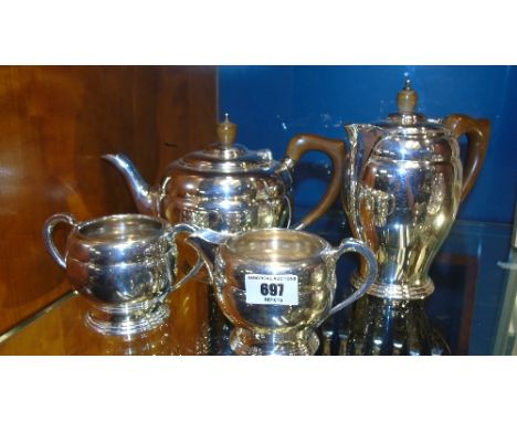 A Superb Quality James Dixon Four Piece Tea Service in Original Condition.