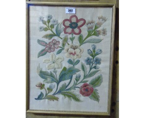 A Vintage Framed Textile.