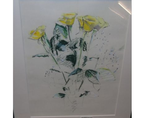 A Colour Print of Roses.