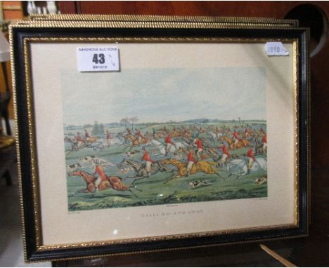 A Set of Six Early 20th Century Coloured Hunting Prints.